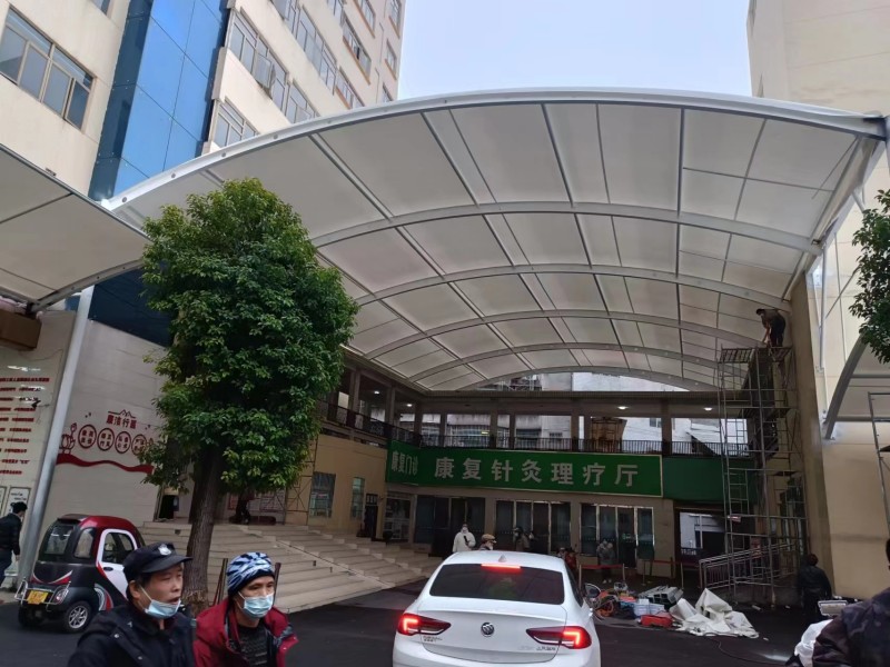 2026盐城市膜结构车棚选哪家？源头厂家定制汽车充电桩停车棚-2